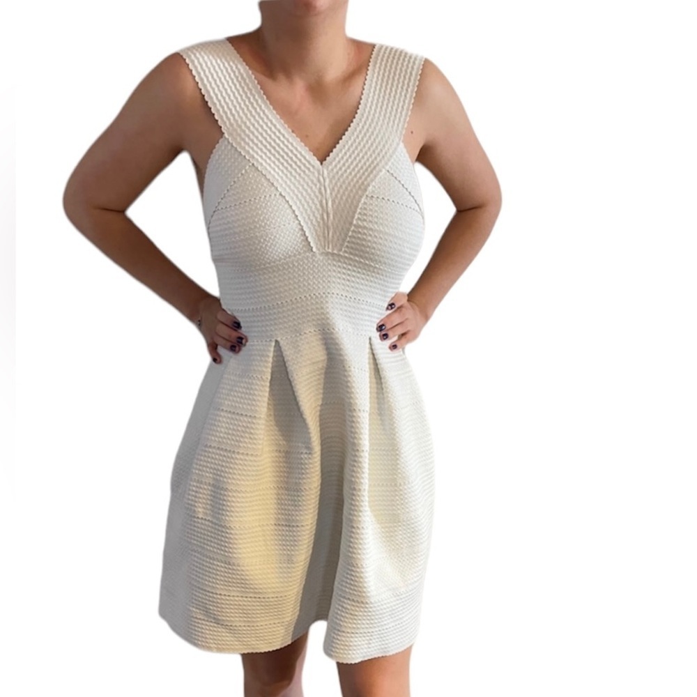 Jovani Midi Dress White